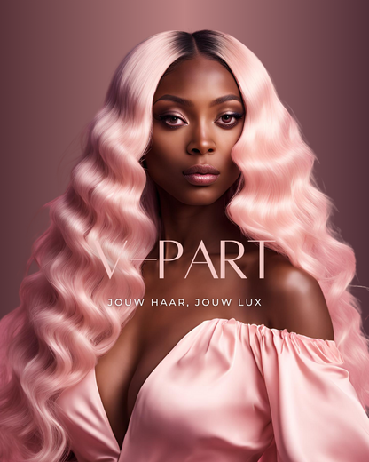 Slavische V-Part Hair Extensions – 100% Natuurlijk Haar – Volume & Natuurlijke Look – 30cm tot 60cm – Topkwaliteit